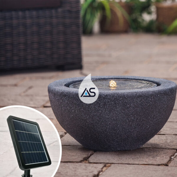 FONTANA SOLARE HALF BALL BLACK