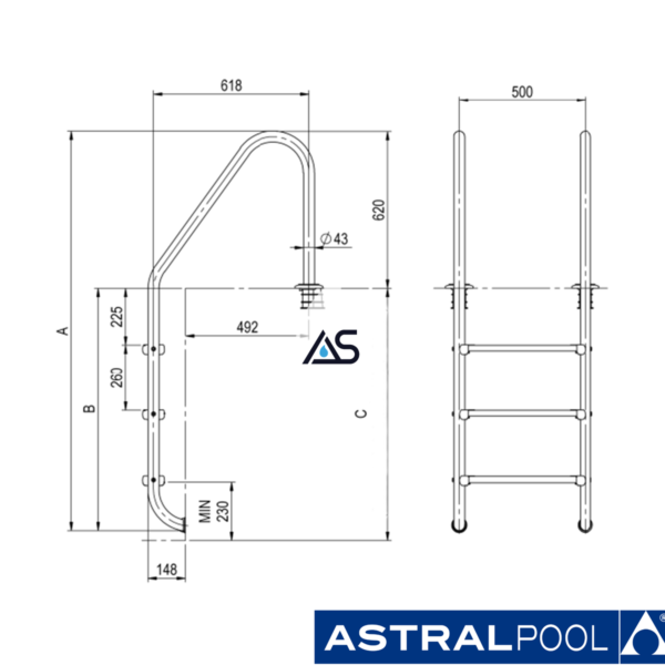 Scala Standard con 3 Gradini - immagine 3